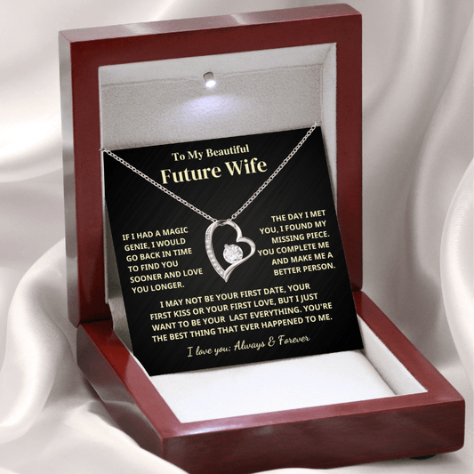 Future Wife Gift-My Last Everything- Forever Love Necklace