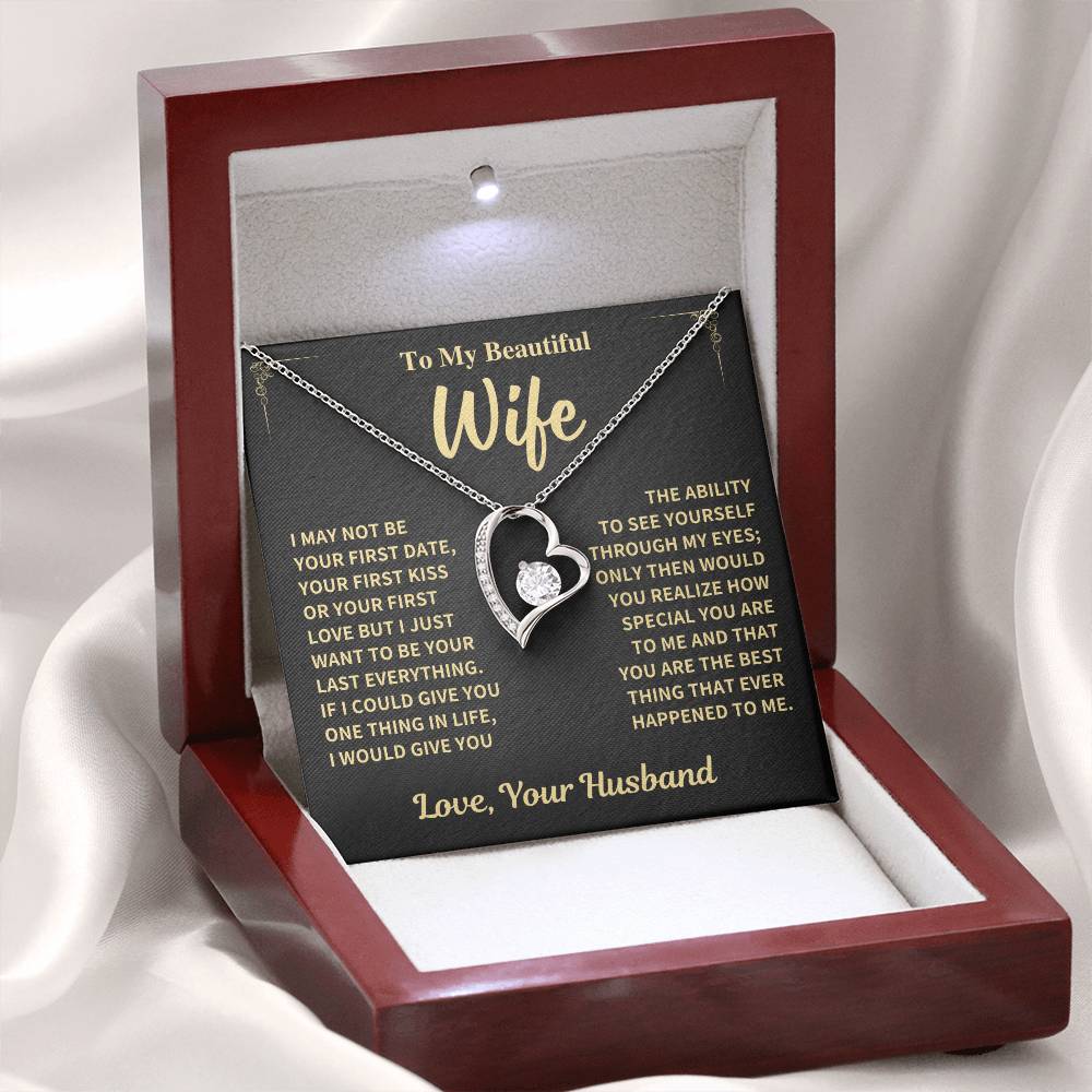 Wife Gift-Forever love Necklace-From Husband