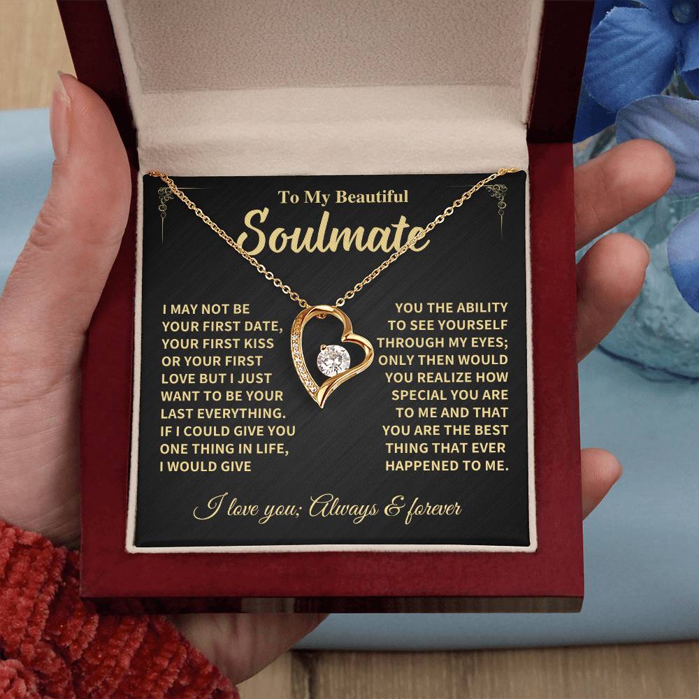 Soulmate Gift, "Last Everything"- Dazzling Forever Love Necklace