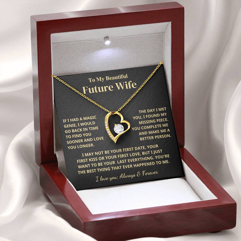 Future Wife Gift-My Last Everything- Forever Love Necklace