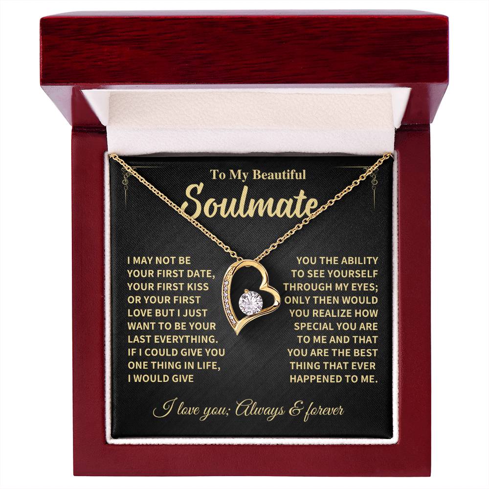 Soulmate Gift, "Last Everything"- Dazzling Forever Love Necklace