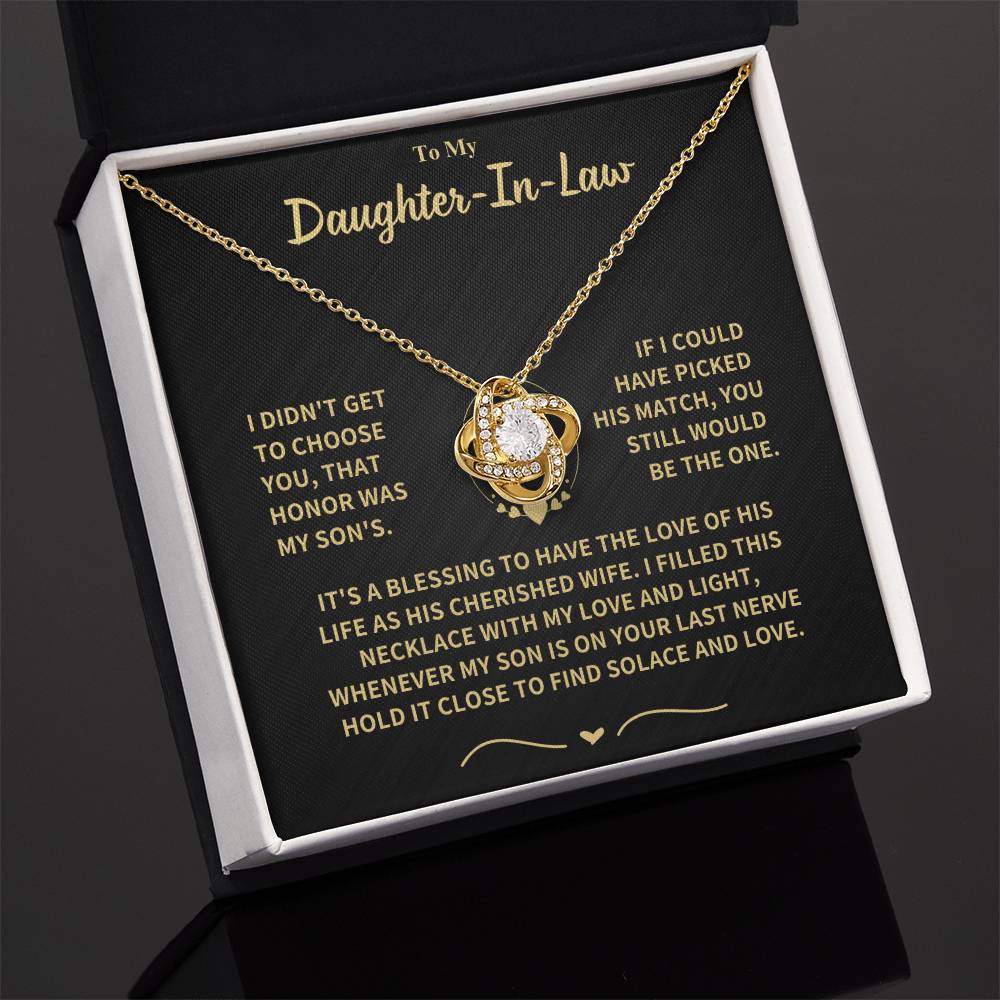 Daughter-in-Law Gift-Love Knot Necklace