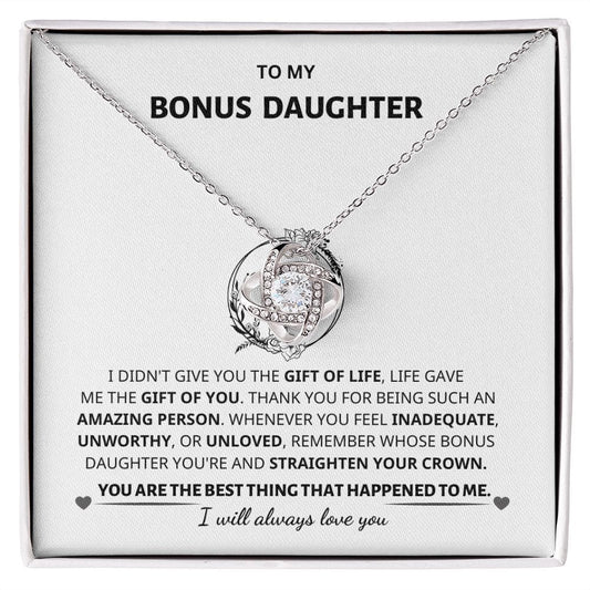 Bonus Daughter Gift- Love Knot Necklace