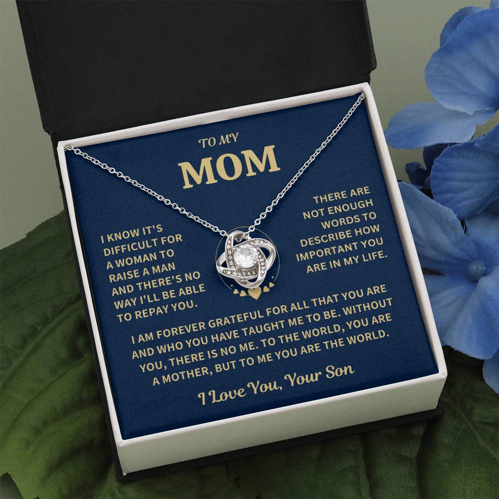 Gift For Mom - From Son- Forever Grateful