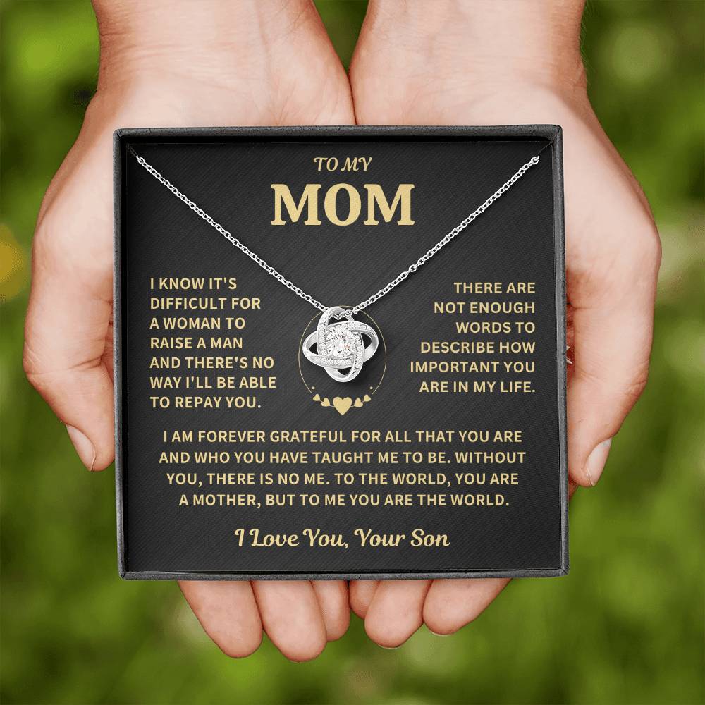 Mom Gift-Forever Grateful-From Son