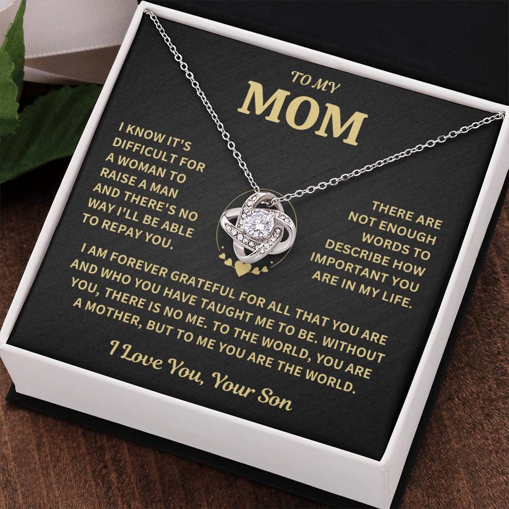 Mom Gift-Forever Grateful-From Son