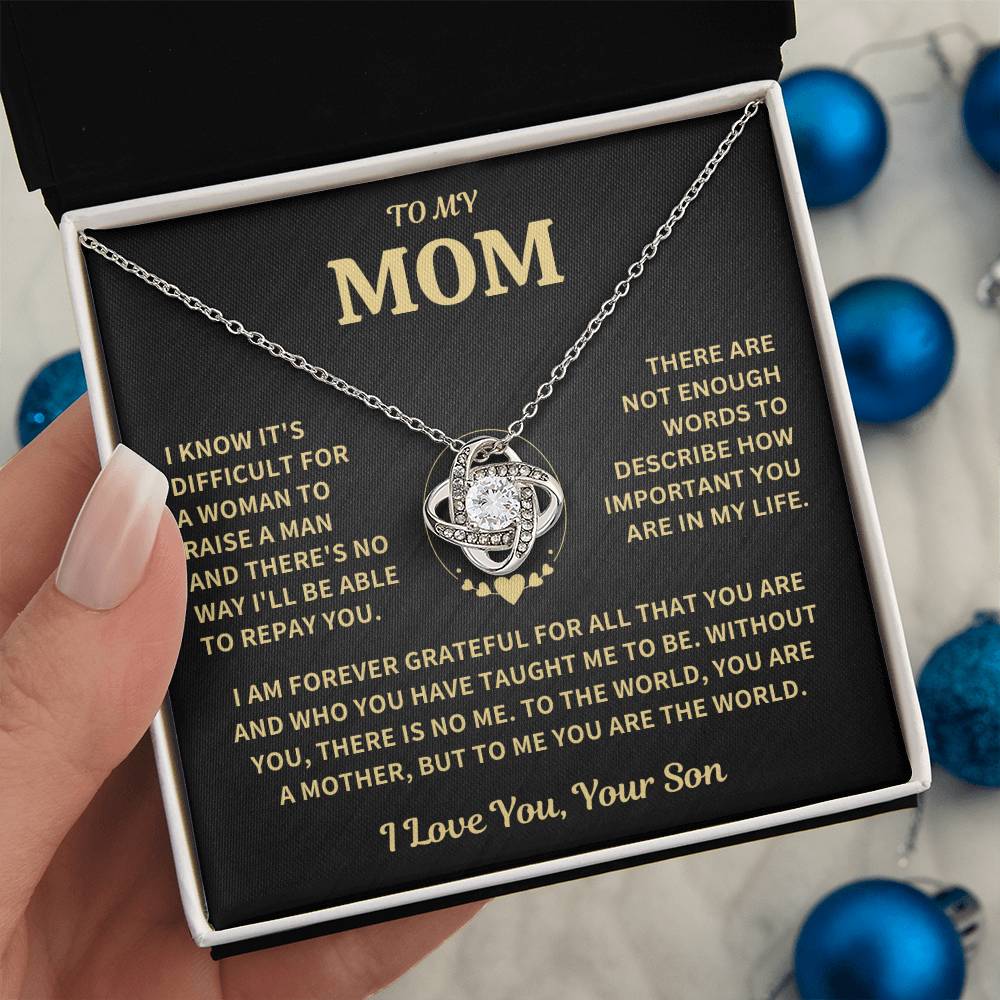 Mom Gift-Forever Grateful-From Son