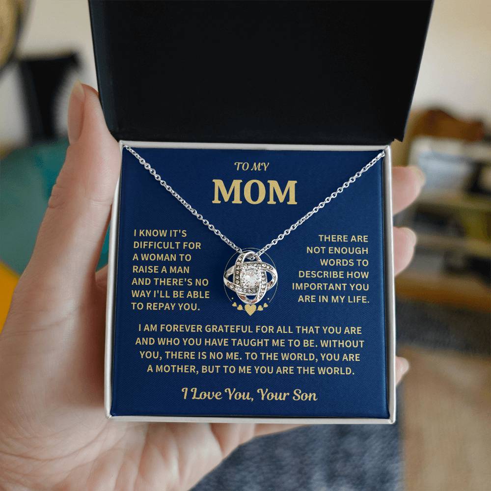 Gift For Mom - From Son- Forever Grateful