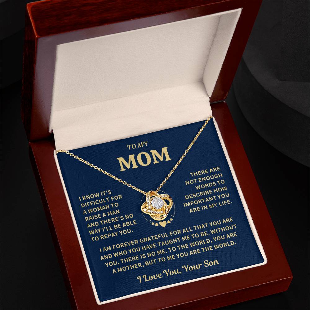 Gift For Mom - From Son- Forever Grateful