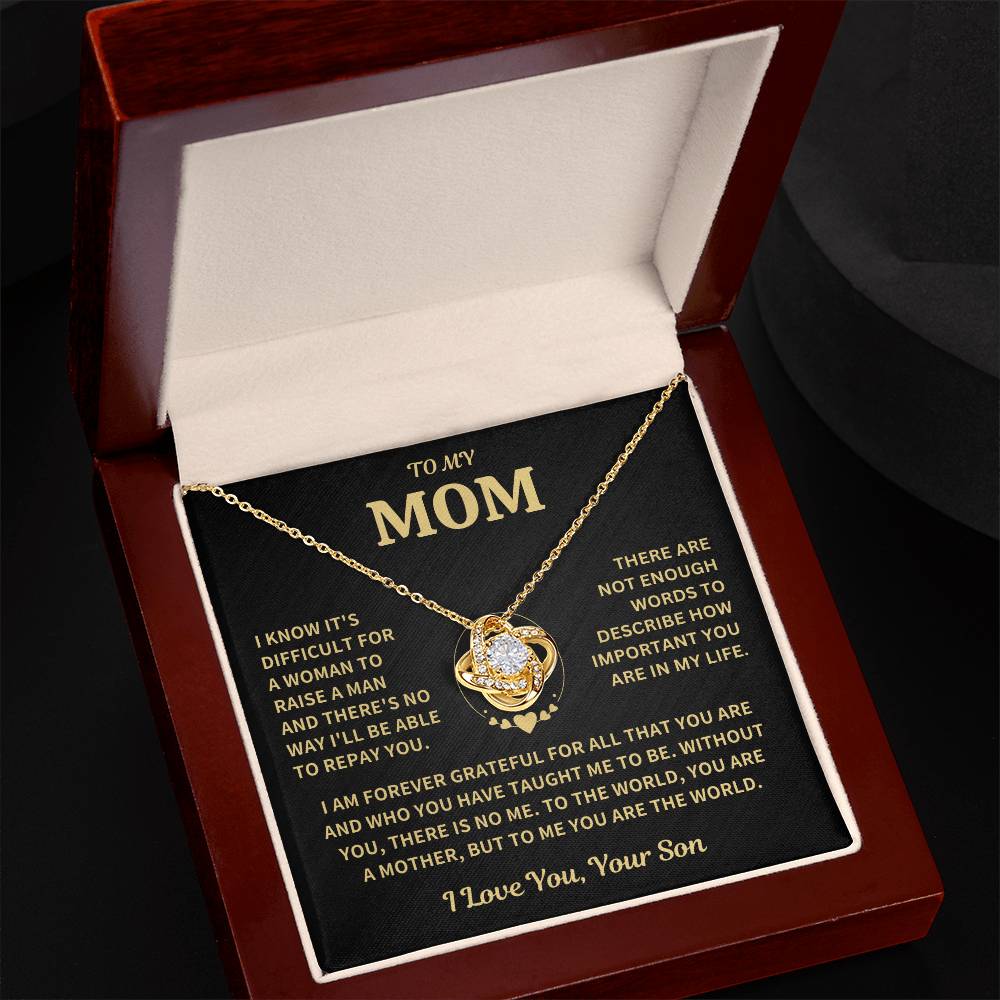 Mom Gift-Forever Grateful-From Son