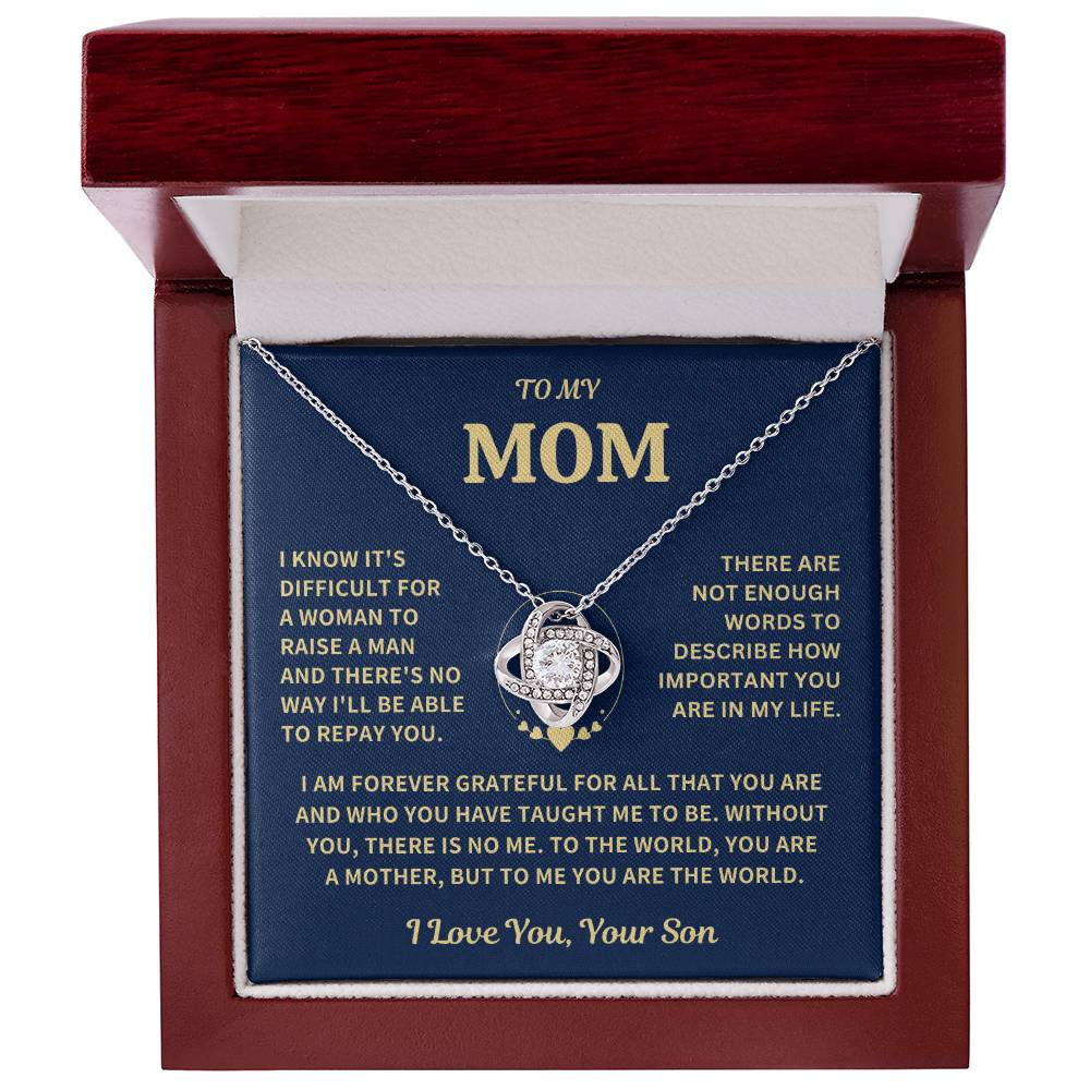 Gift For Mom - From Son- Forever Grateful