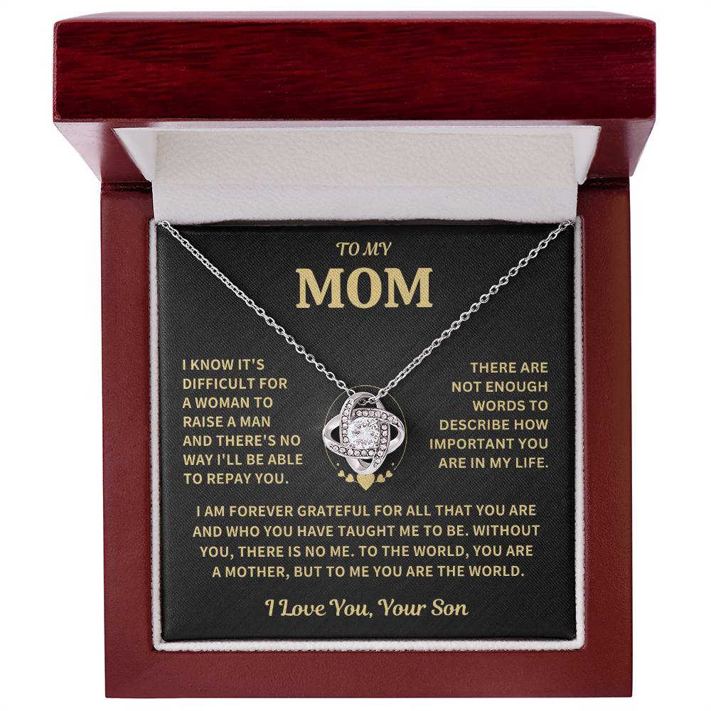 Mom Gift-Forever Grateful-From Son