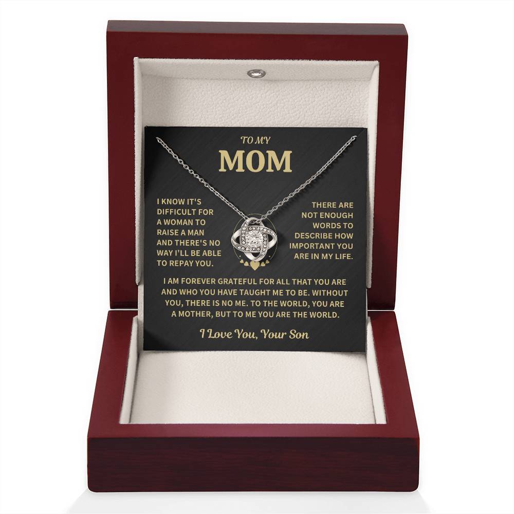 Mom Gift-Forever Grateful-From Son