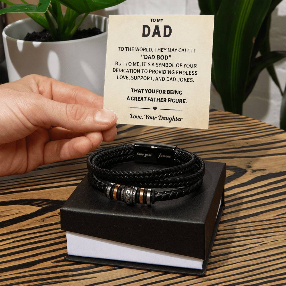 Dad Bod- Father's Day Bracelet Gift