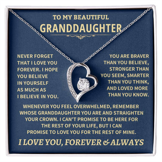 Granddaughter Gift-Never Forget