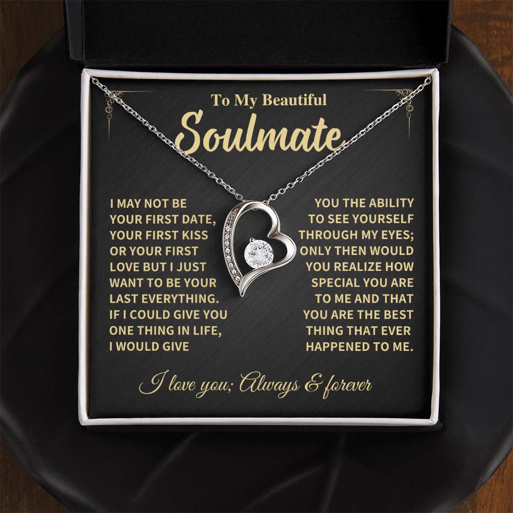 Soulmate Gift, "Last Everything"- Dazzling Forever Love Necklace