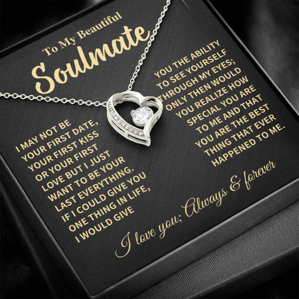 Soulmate Gift, "Last Everything"- Dazzling Forever Love Necklace