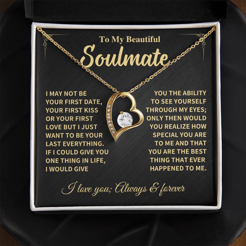 Soulmate Gift, "Last Everything"- Dazzling Forever Love Necklace