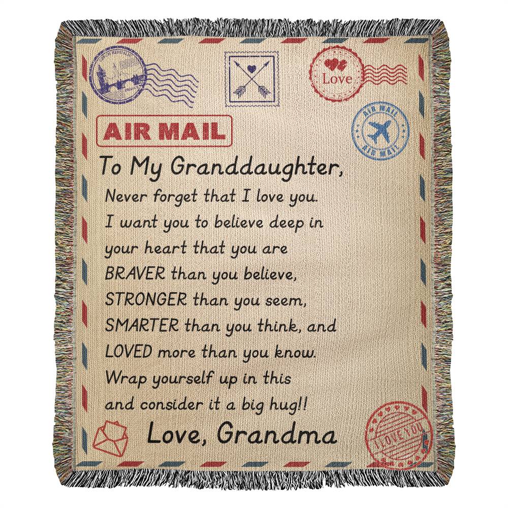 Granddaughter Gift-Never Forget-From Grandma