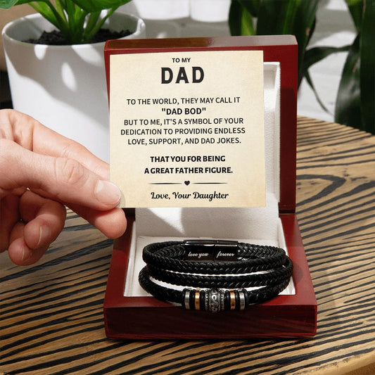 Dad Bod- Father's Day Bracelet Gift Jewelry