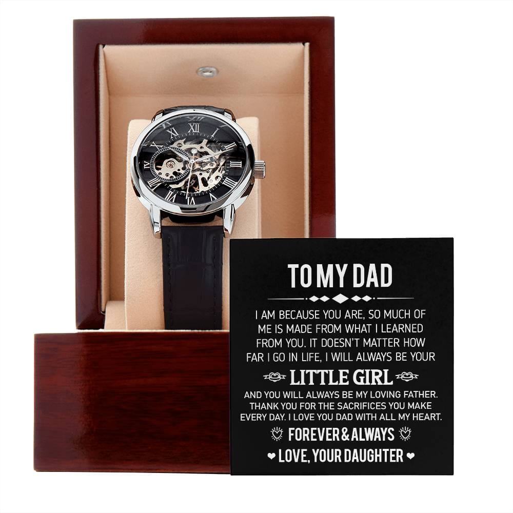 Dad Gift-Forever & Always-From Daughter Jewelry