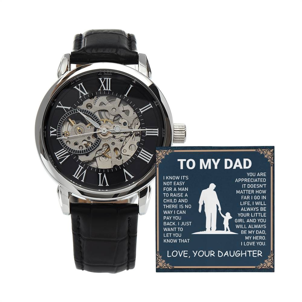 Dad Gift-My Hero-From Daughter Jewelry