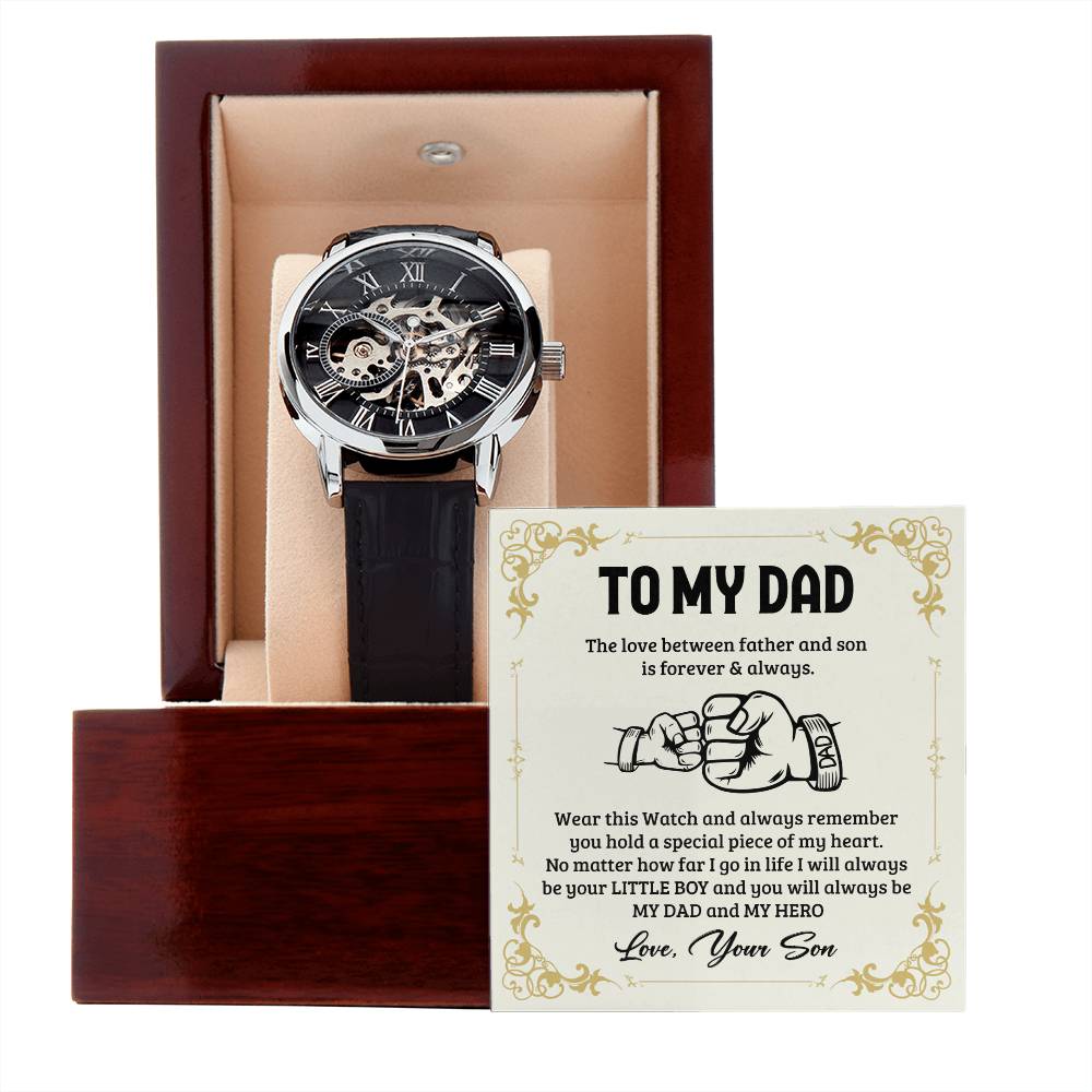 Dad Gift-My Hero-From Son Jewelry