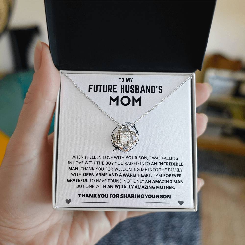 Future Husband's Mom Gift- "Forever Grateful" Jewelry