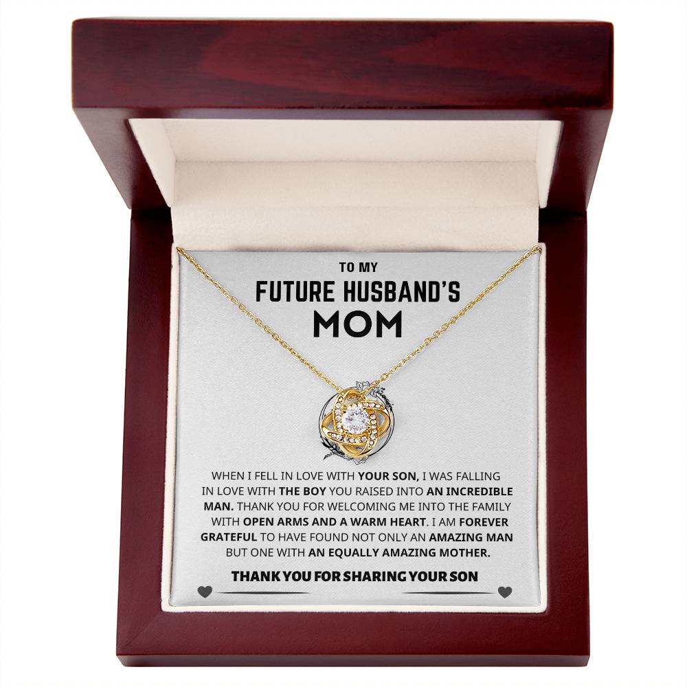 Future Husband's Mom Gift- "Forever Grateful" Jewelry