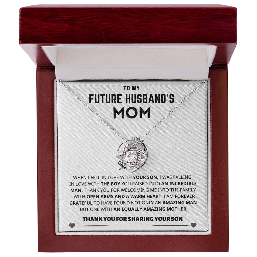 Future Husband's Mom Gift- "Forever Grateful" Jewelry