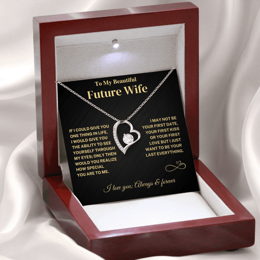 Future Wife Gift- Last Everything- Forever Love Necklace Jewelry