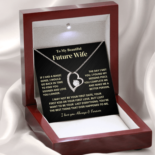 Future Wife Gift-My Last Everything- Forever Love Necklace Jewelry