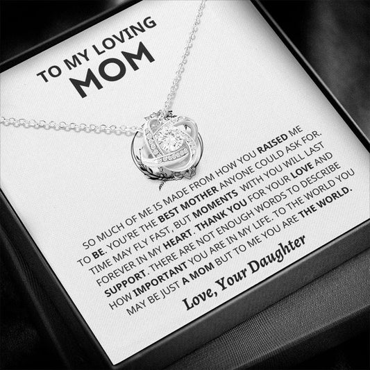 Mom Gift From Daughter- Best Mother Jewelry