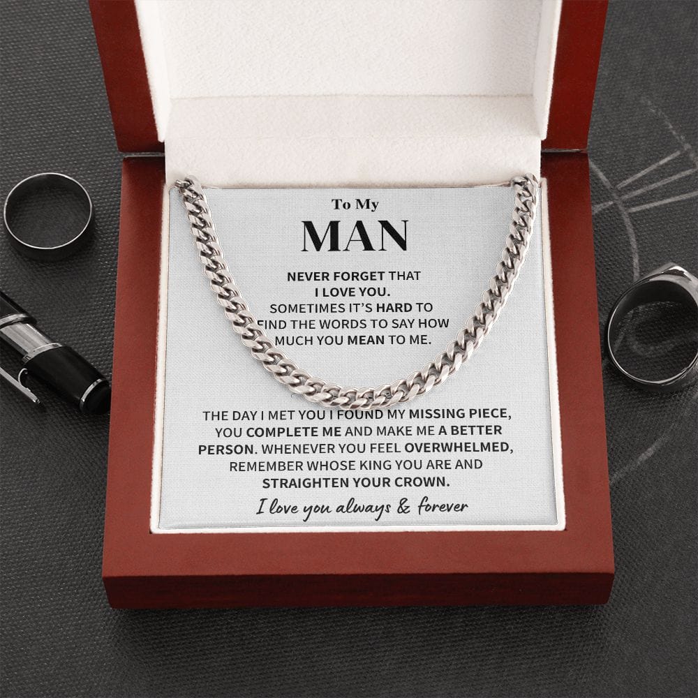 My Man Gift- Cuban Link Chain
