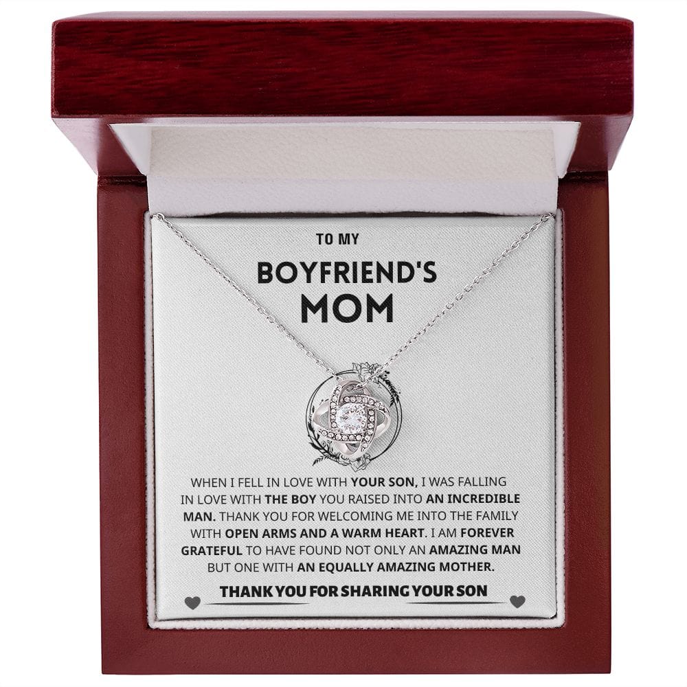 FOREVER LOVE NECKLACE Boyfriends Mom Gift, Gifts for Boyfriend's